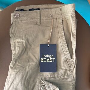 Indigo Men's Khaki Cargo pants
